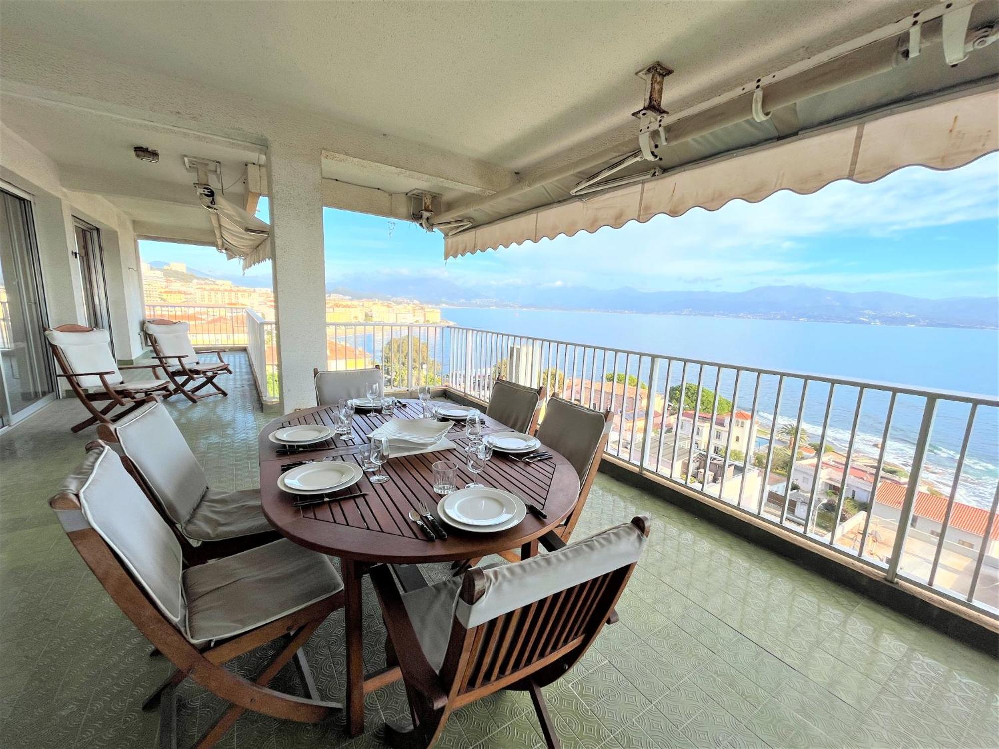 אז'אקסיו Appartement Vue Mer Carmino Ajaccio מראה חיצוני תמונה
