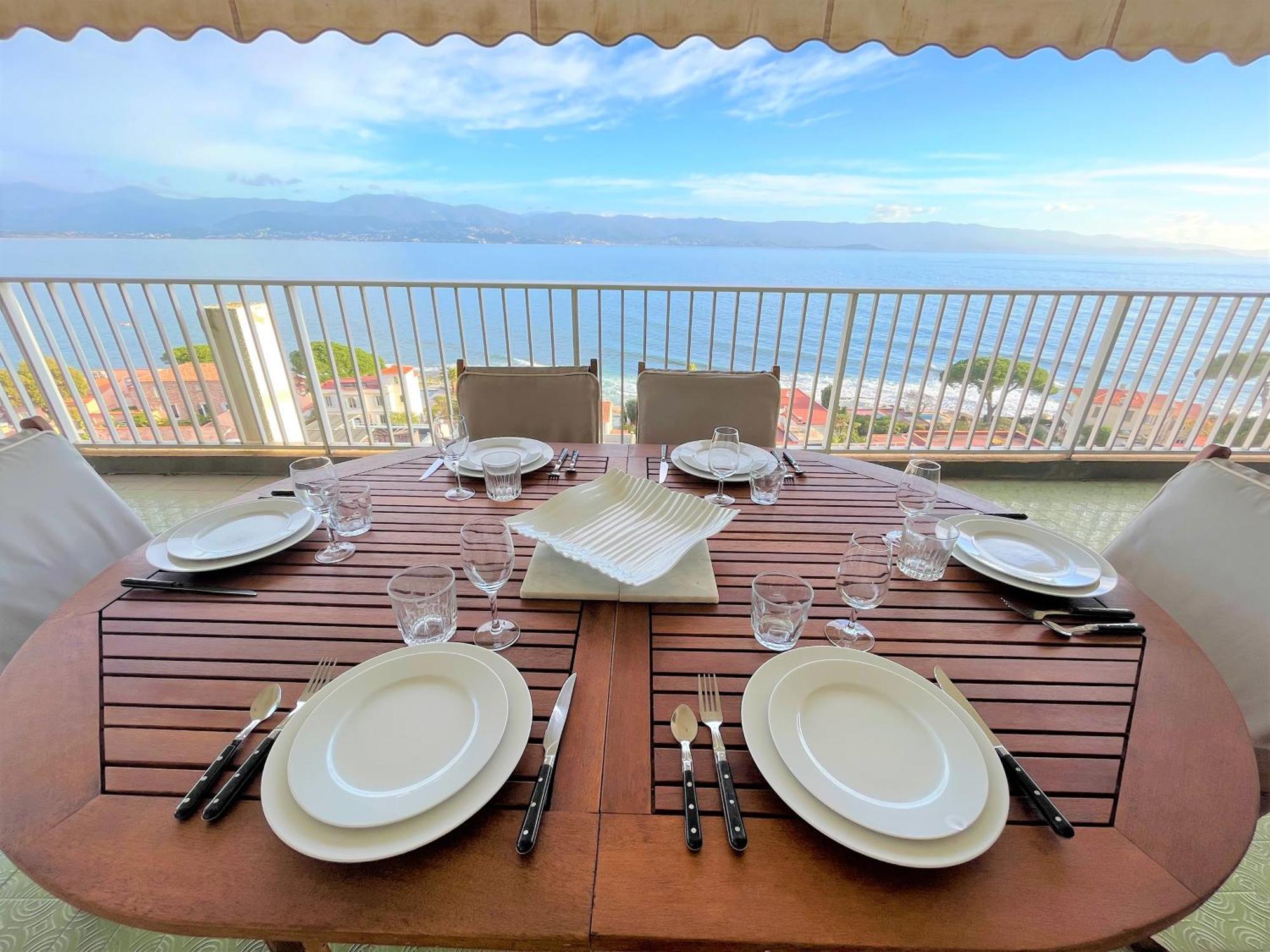 אז'אקסיו Appartement Vue Mer Carmino Ajaccio מראה חיצוני תמונה